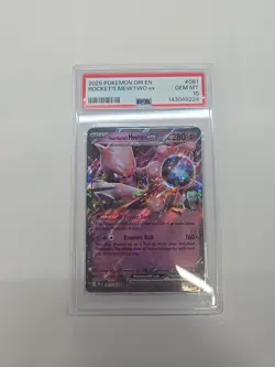 PSA 10 Team Rocket's Mewtwo EX 081/182 Dri En destined Rivals Pokemon 081 - Image 3