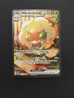 Pokemon TCG Whimsicott ex 165/086 SV: White Flare Illustration Rare Near Mint - Image 1