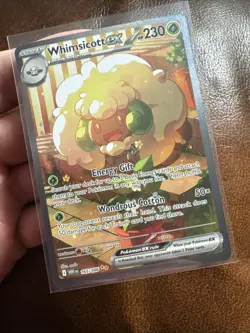 Pokemon TCG Whimsicott ex 165/086 SV: White Flare Illustration Rare Near Mint - Image 3