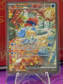 Pokemon Keldeo EX 167/086 White Flare Special Illustration - Image 1