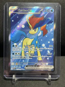 Keldeo ex 159/086 Ultra Rare Holo Pokemon 2025 White Flare NM - Image 1