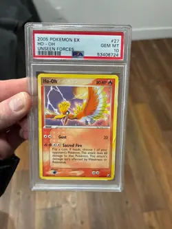 2005 Pokemon EX HO-OH Unseen Forces #27 Gem Mint PSA 10 - Image 1