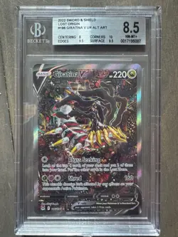 2022 Pokemon GIRATINA V Alternate Art #186 Lost Origin EN Great Subs BGS 8.5 - Image 1