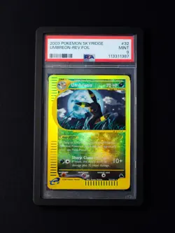 Pokemon 2003 Umbreon Skyridge Reverse Holo #32 PSA 9 - Image 1