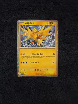 Pokemon TCG Zapdos Cosmo Holo SVP 157 Black Star Promo Surging Sparks M/NM - Image 1