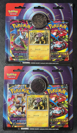 Pokemon TCG: Mega Evolution + Phantasmal Flames Raikou 2-Pack Blister - Set of 2 - Image 1
