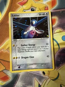 vintage Latios 2/10 - EX Trainer Kit - Holo SWIRL - 2004 Pokemon - Image 1