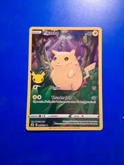 Pokemon TCG Celebrations Pikachu Full Art Holo Rare 005/025 Holo - Image 1