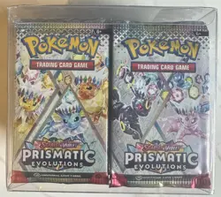🔥36x Pokemon TCG Prismatic Evolutions Booster Packs w/ protective case 🔥 - Image 1