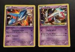 Pokemon TCG XY Trainer Kit: Latias and Latios Holo 30/30 Set Of 2 - 2015 - LP - Image 1