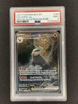 Pokemon EXCADRILL ex SPECIAL ILLUSTRATION RARE PSA 9 Mint (Read Description)￼ - Image 1