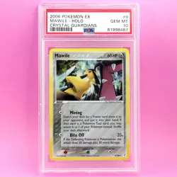 2006 Pokemon MAWILE HOLO 9 EX Crystal Guardians PSA 10 Gem Mint POP 54 - Image 1
