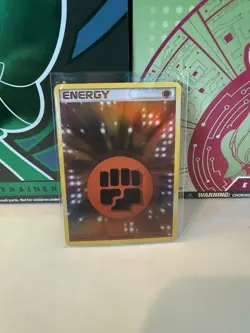 Pokemon TCG- Fighting Energy- 108/108- Reverse Holo Rare- Power Keepers- LP - Image 1