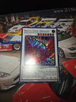 Yu-Gi-Oh! Black Rose Dragon (SR) RA04-EN057 Quarter Century Stampede 1st Edition - Image 3