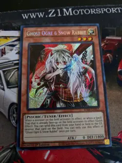Yu-GI--Oh! Ghost Ogre & Snow Rabbit (Sec Rare) RA04-EN015 Quarter Century Stampe - Image 1
