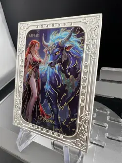 One Piece CCG NAMI Serialized Metal Card From Fuyao numbered # 08/43 - Image 3