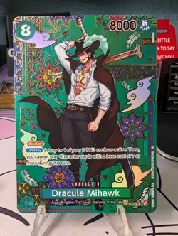 Dracule Mihawk - OP12-030 (SP) - The Azure Sea's Seven (OP14) - English - Image 1