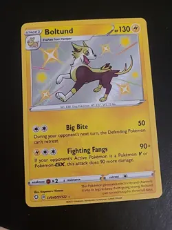 Boltund - SV040/SV122 - Pokemon Shining Fates Sword Shield Shiny Rare Card NM - Image 1