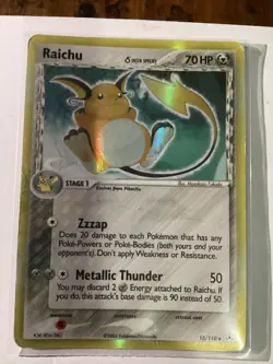 Raichu 15/110 Reverse Holo 2006 EX Holon Phantoms Pokemon Card - Image 1