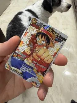 Luffy One Piece Holo Miracle Battle Carddass Trading Card TCG Bandai Japan P58A - Image 1