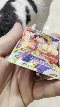 Luffy One Piece Holo Miracle Battle Carddass Trading Card TCG Bandai Japan P58A - Image 2