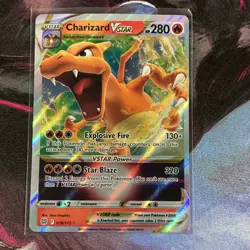 Pokemon Charizard VSTAR Swsh09: Brilliant Stars Ultra Rare Holo 018/172 Card - Image 1