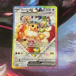 Pokemon Eevee ex SVP174 SV: Scarlet & Violet Promo Holo 200 HP Card - Image 1