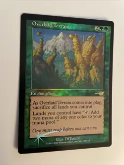 1 NM/MINT Overlaid Terrain ~ Foil ~ Nemesis Magic MTG card - Image 2