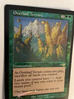 1 NM/MINT Overlaid Terrain ~ Foil ~ Nemesis Magic MTG card - Image 5