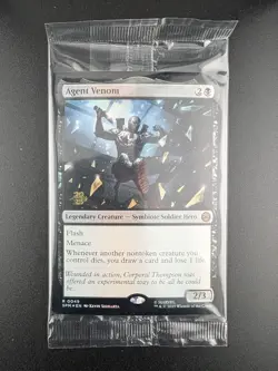 MTG Foil Agent Venom R Prerelease Cards 49 NM - Image 1