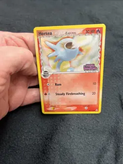 Horsea δ 66/110 EX Holon Phantoms Reverse Holo Stamped Pokemon Card - Image 2