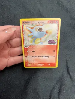 Horsea δ 66/110 EX Holon Phantoms Reverse Holo Stamped Pokemon Card - Image 3