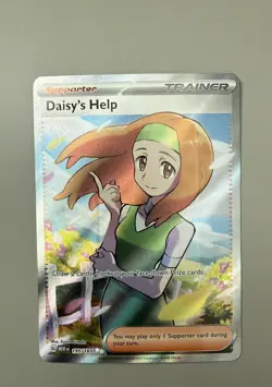 Daisy’s Help 195/165 Pokemon 151 Full Art Ultra Rare Pokemon Card NM - Image 1