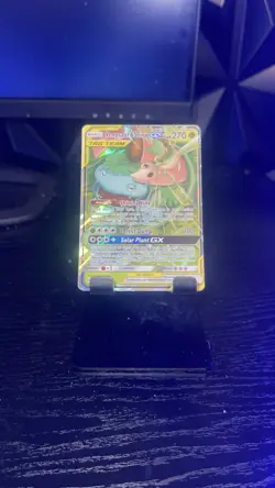 Venusaur & Snivy GX 1/236 Tag Team Ultra Rare Holo Card NM/Mint Condition - Image 2