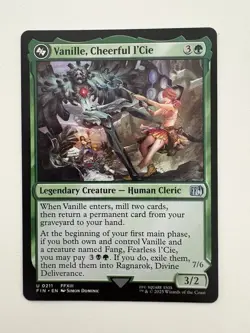 Vanille Cheerful I’Cie / Ragnarok Divine Deliverance MTG Magic Card NM Mint FIN - Image 1
