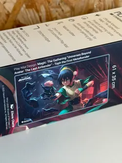 Playmat 'Toph, the First Metalbender' Magic The Gathering x Avatar The Last Airb - Image 1