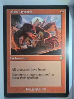 Mass Hysteria (Retro Frame) - R400 - MTG - Innistrad Remastered (INR) - Image 1