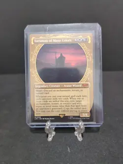 MTG Saruman of Many Colors SHOWCASE ART #328 LOTR Tales of Middle-earth NM/Mint - Image 1