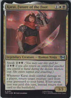 Foil Karai, Future of the Foot U Teenage Mutant Ninja Turtles 151 NM - Image 1