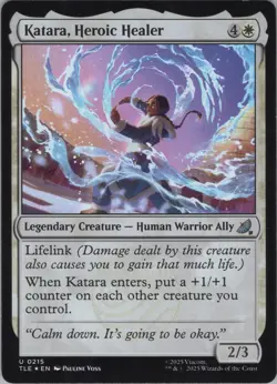 MTG Foil Katara, Heroic Healer (0215) U Avatar: The Last Airbender: Eternal-Lega - Image 1