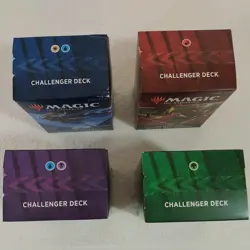 MTG Set of 4 Magic The Gathering Challenger Decks 2021 NEW Sealed - Image 2