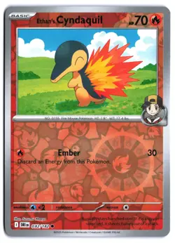 Ethan's Cyndaquil 032/182 - SV10: Destined Rivals NM Pokemon TCG - Image 1