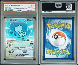 Pokemon Mew EX Bubble Mew PSA 10 Gem Mint 232/091 Sir SV Paldean Fates 2024 - Image 3
