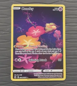 Comfey GG14/GG70 Crown Zenith Galarian Gallery Ultra Rare Holo Pokemon Card - Image 1