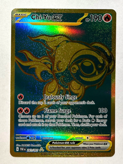 Pokemon Paldean Fates - CHI-YU EX - GOLD HYPER RARE - 241/091 - NM/M - Image 1