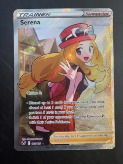 Pokemon TCG SWSH Silver Tempest Serena Full Art Trainer 193/195 - Image 1