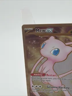Mew 151 Gold Metal Played Card Good Condition From 151 Ultra Premium Collection - Image 2