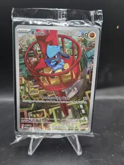 Pokemon TCG Riolu MEP EN 010 Black Star Promo Mega Evolution ETB SEALED - Image 1