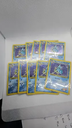 Pokemon TCG Seadra 9/132 Gym Heros Prerelease Misty's Edition NM Holo - Image 1