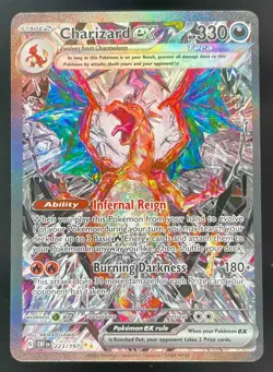 2023 Pokemon SV Obsidian Flames - OBF EN #223/197 Charizard ex - Image 1